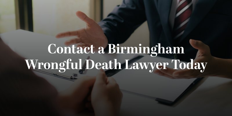 contact a birmingham wrongful death lawyer